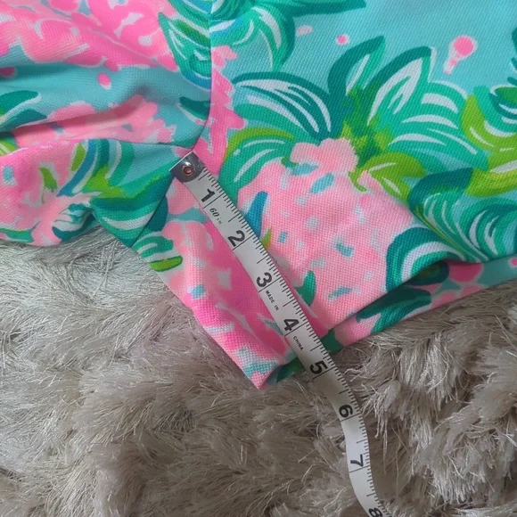 Lilly Pulitzer 5" Callahan Pink Blue Shorts Pineapple Shake Shorts 00 - Picture 5 of 7